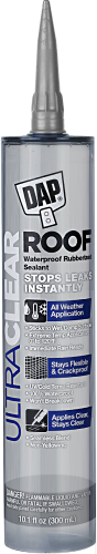 Ultra Clear Roof Sealant Waterproof Rubberized 