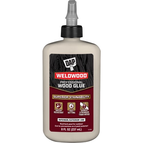 DAP Weldwood Pro Wood Glue Yellow 8oz 