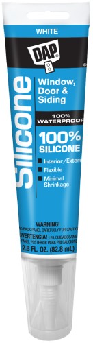 DAP 100% Silicone White 2.8oz 