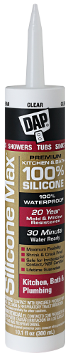 DAP Silicon Max Kithcen & Bath Clear 10.8oz 