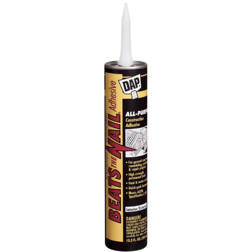 DAP Beats The Nail Construction Adhesive 10.3oz 
