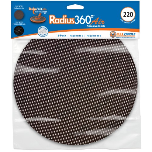 Full Circle Dust Free System Mesh Disc 220G  (5 Pack) 