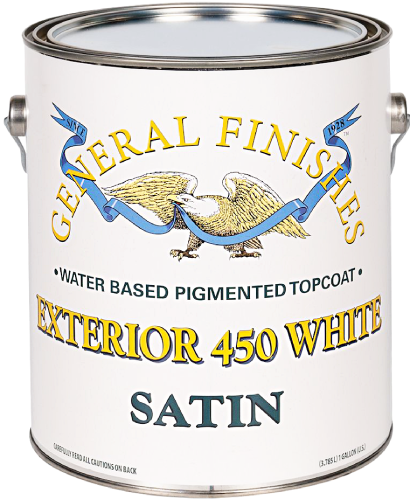 General Finishes Exterior 450 White Satin Gallon 