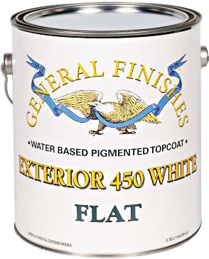 General Finishes Exterior 450 White Flat Gallon 