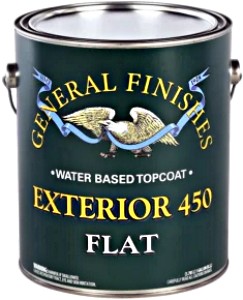General Finishes Exterior 450 Clear Flat Gallon 