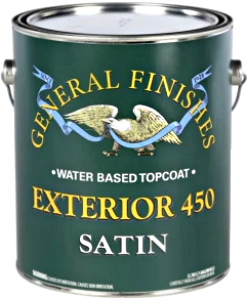 General Finishes Exterior 450 Clear Satin Gallon 