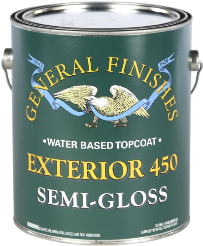 General Finishes Exterior 450 Clear Semi-Gloss Gallon 
