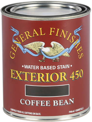 General Finishes Exterior 450 Stain Coffee Bean Quart 