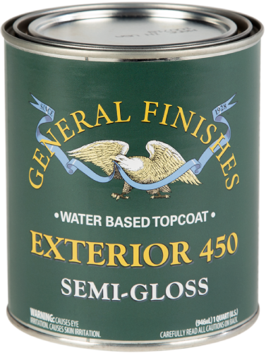 General Finishes Exterior 450 Clear Semi-Gloss Quart 