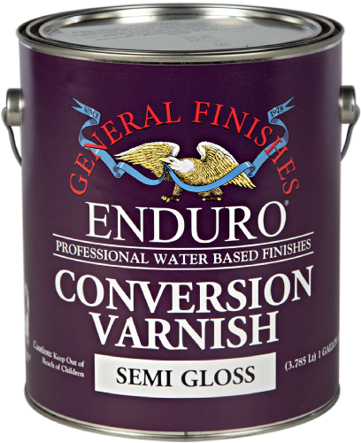General Finishes Conversion Varnish With Catalyst Semi-Gloss Gallon 