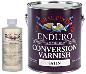 General Finishes Conversion Varnish With Catalyst Satin Gallon 