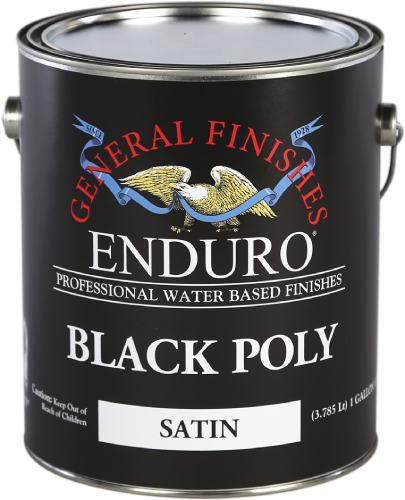 General Finishes Black Poly Satin Gallon 