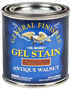 General Finishes Gel Stain Antique Walnut Half Pint 