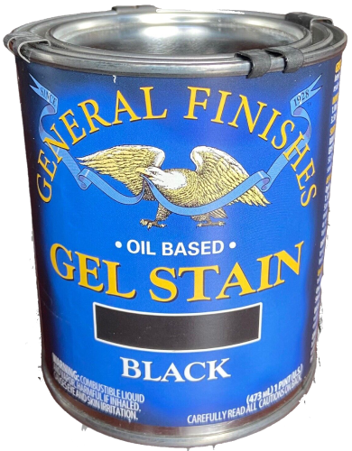 General Finishes Gel Stain Black Pint 
