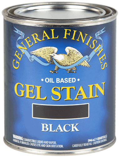 General Finishes Gel Stain Black Quart 