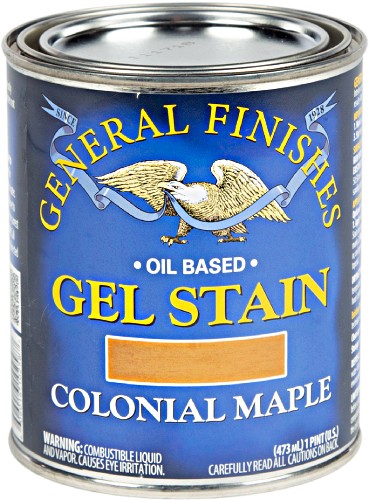 General Finishes Gel Stain Colonial Maple Pint 