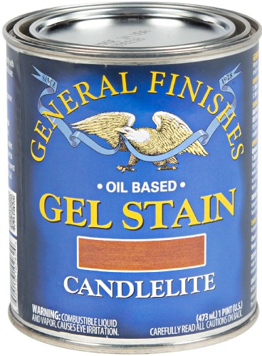 General Finishes Gel Stain Candlelite Pint 
