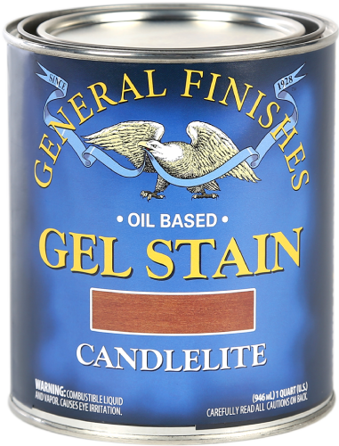 General Finishes Gel Stain Candlelite Quart 