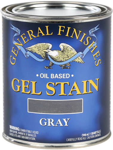 General Finishes Gel Stain Gray Quart 