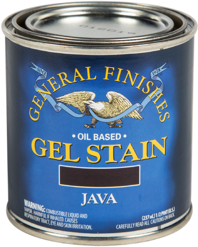 General Finishes Gel Stain Java Half Pint 