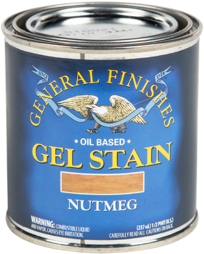General Finishes Gel Stain Nutmeg Half Pint 