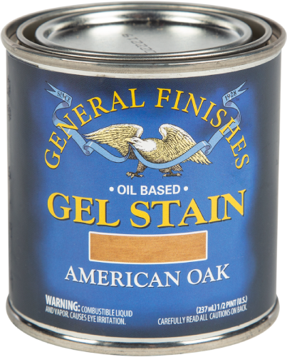 General Finishes Gel Stain American Oak Half Pint 