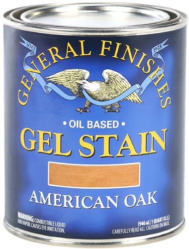 General Finishes Gel Stain American Oak Quart 