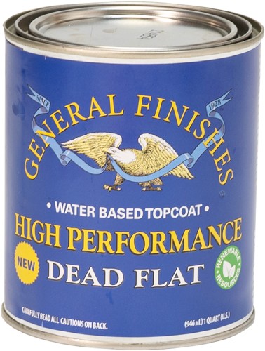 General Finishes High Performance Dead Flat Quart 