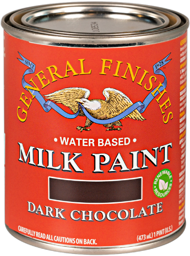 General Finishes Milk Paint Dark Chocolate Pint 