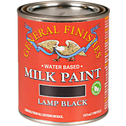 General Finishes Milk Paint Lamp Black Pint 