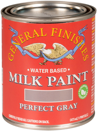 General Finishes Milk Paint Perfect Gray Pint 