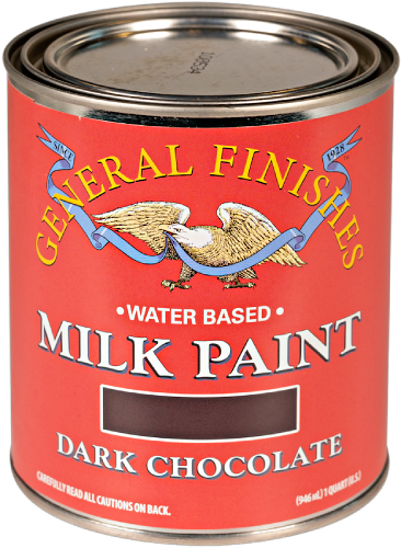 General Finishes Milk Paint Dark Chocolate Quart 