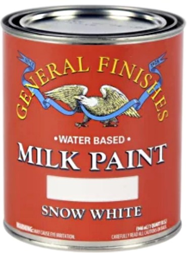 General Finishes Milk Paint Snow White Quart 