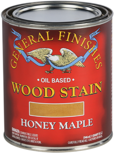 General Finishes Oil Stain Honey Maple Quart 