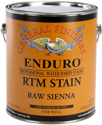 General Finishes RTM Stain Raw Sienna Gallon 