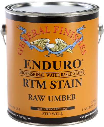 General Finishes RTM Stain Raw Umber Gallon 
