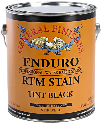 General Finishes RTM Stain Tint Black Gallon 