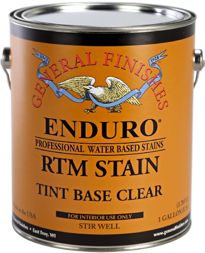 General Finishes RTM Stain Tint Base Clear Gallon 