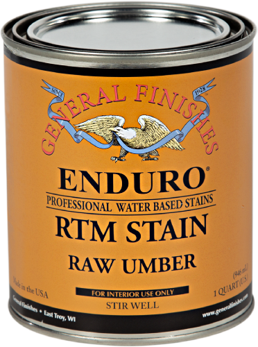 General Finishes RTM Raw Umber Quart 