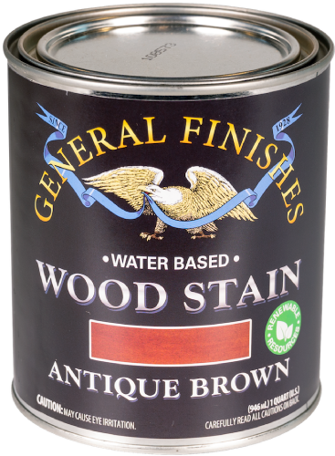 General Finishes Water Base Antique Brown Quart 