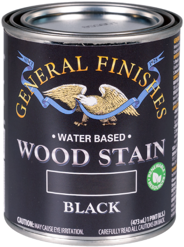 General Finishes Water Base Stain Black Pint 