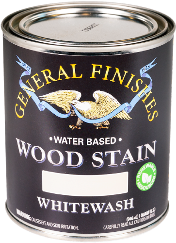 General Finishes Water Base  Stain Whitewash Quart 