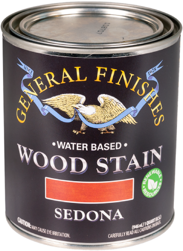 General Finishes Water Base  Stain Sedona Quart 