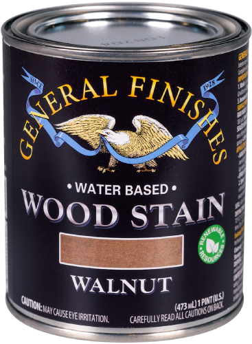 General Finishes Water Base  Stain Walnut Pint 
