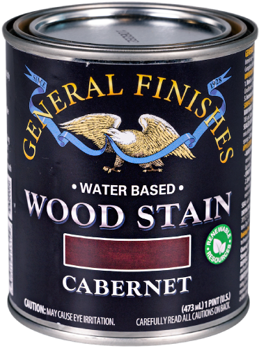 General Finishes Water Base  Stain Cabernet Pint 