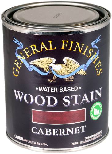 General Finishes Water Base  Stain Cabernet Quart 
