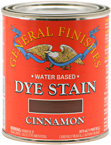 General Finishes Water Base Dye Stain Cinnamon Pint 