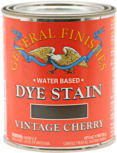 General Finishes Water Base Dye Stain Vintage Cherry Pint 