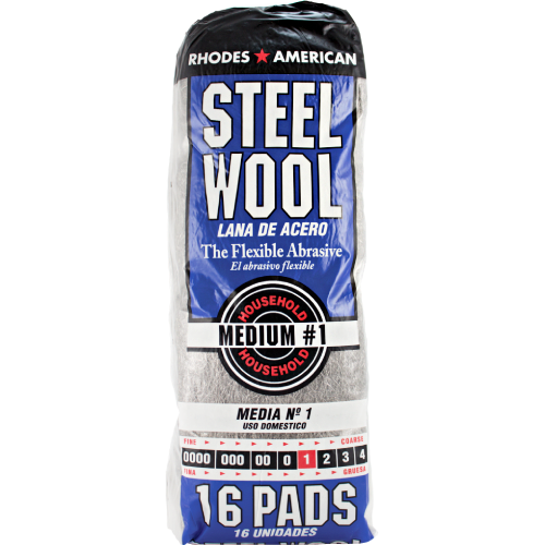 Rhodes America #1 Steel Wool (16 Pack) 