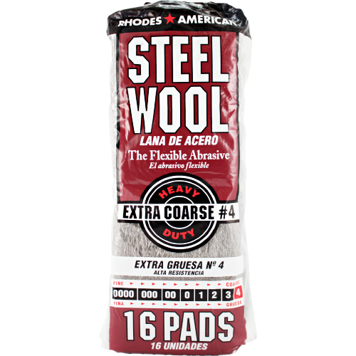 Rhodes America #4 Steel Wool (16 Pack) 